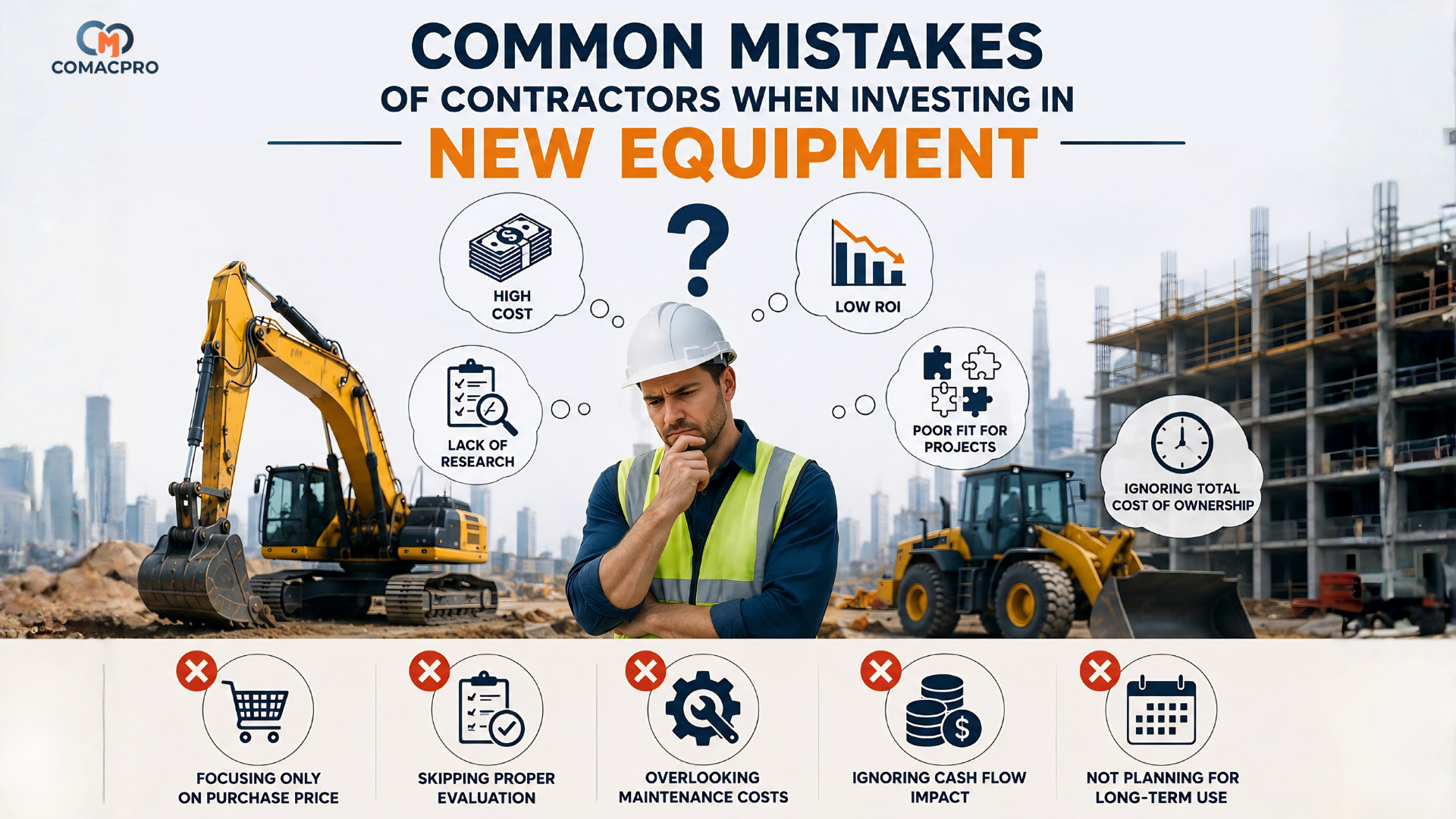 Common Mistakes Contractors Make When Investing in New Construction Equipment